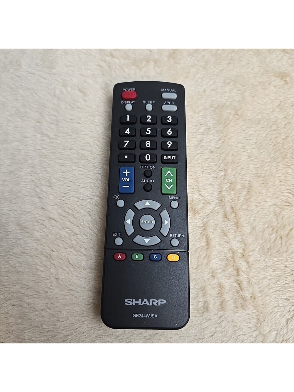 SHARP Remote GB244WJSA TV Display Remote